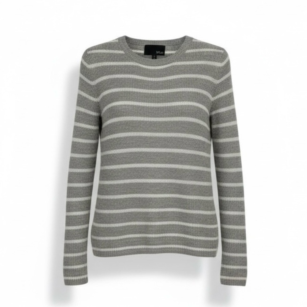 Fate by‎ LFD Long Sleeve Sweater In Grey Stripe Women’s Size S